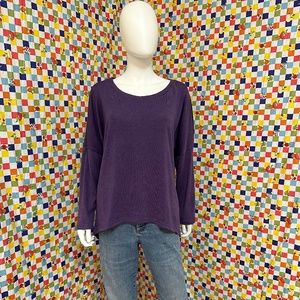 UGET purple long sleeve blouse